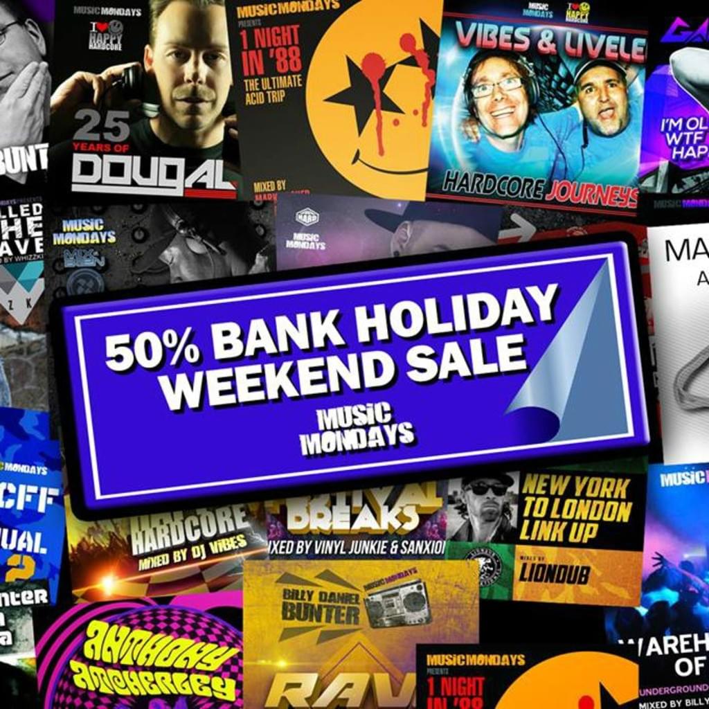 Bank Holiday Weekend 50% Sale