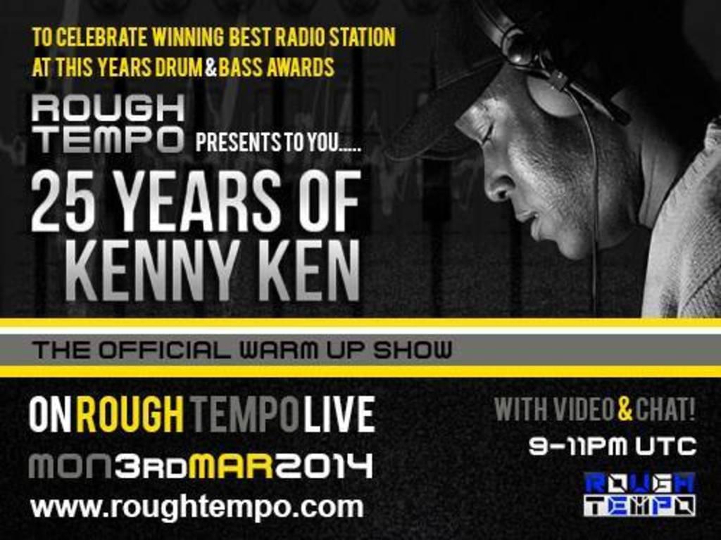 Kenny Ken - Live on Rough Tempo tonight at 9pm