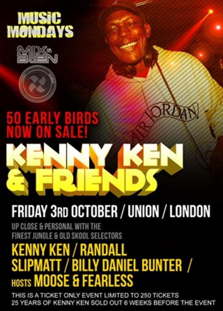 THIS FRIDAY Kenny Ken & Friends