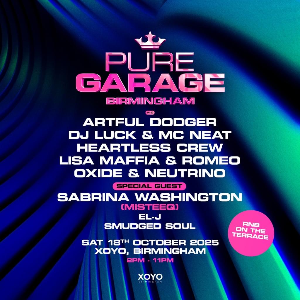 PURE GARAGE at XOYO BIRMINGHAM!